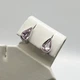 Сережки серебряные с розовым кварцем 3,18 г - изображение 5