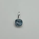 Кулон серебряный с кварцем London Blue 1,05 г - изображение 1