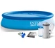 Надувной бассейн Intex Easy Set 366×76 см 28132in с фильтр-насосом, 5621 л, Синий - изображение 3