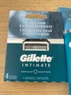 Набір для гоління інтимних зон Gillette Intimate 4 картриджі та 2 тюбики крему по 177 мл - зображення 3