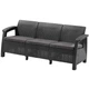 Диван для саду та тераси Keter Corfu Love Seat Max графіт 258975 - изображение 1