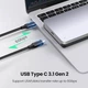 Внешний карман UGREEN CM300 2.5-Inch SATA External Hard Drive Enclosure (UGR-70499) - изображение 6
