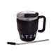 Термочашка Coffee & Tea з трубочкою чорна HP-14-23B - зображення 3