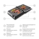 Электрогриль контактный прижимной c терморегулятором BBQ Bitek BT гриль зі знімними пластинами 3000Вт для мʼяса, риби (7862) - зображення 4