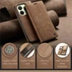 Чохол книжка з магнітом Xiaomi Redmi Note 14 5G CaseMe Brown (39982-30) - зображення 2