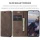 Чехол книжка с магнитом Poco M7 Pro 5G CaseMe Dark Brown (43176-05) - изображение 3