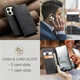Чехол книжка с магнитом Poco M7 Pro 5G CaseMe Black (43176-2B) - изображение 5