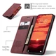Чехол книжка с магнитом Xiaomi 14T CaseMe Wine (39981-42) - изображение 3