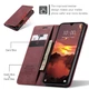 Чохол книжка з магнітом Redmi 14C CaseMe Wine (39980-42) - зображення 3