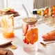 Стакан с трубочкой и бамбуковой крышкой Minimalism, 530 мл - изображение 5