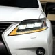 Передні альтернативна тюнінг оптика фари LED на Lexus RX 350 Full LED чорна 12-15 комплект Лексус РХ L3562 - зображення 11