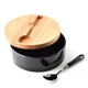 Цукорниця з ложечкою Basic Kitchen чорна HTNC7127 - зображення 2