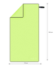 Ręcznik NILS CAMP NCR11 z mikrofibry 140 x 70 cm Zielony (5907695541182) - obraz 6