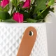 Ваза для квітів MVM MY HOME декоративна 17.5 см Біла (DH-FLOWERS-10 WHITE) - зображення 7