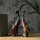 Статуэтка декоративная MVM MY HOME Кошка Разноцветная (DH-ST-21 M COLOR) - изображение 4