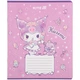 Зошит шкільний KITE, 12 аркушів, Kuromi, клітинка, (HK25-232-3) - зображення 7