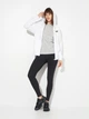 Толстовка на молнии с капюшоном женская Puma Ess Small No. 1 Logo Comfort Full-Zip Hoodie Tr 68241002 M White (4067983471322) - изображение 3