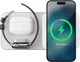 Бездротова зарядна станція Nomad Base One Max Qi2 3-in-1 Charging Hub (3rd Gen) Сріблястий (NM01563385) - зображення 12