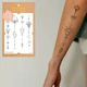Временные татуировки минималистичные , тату набор для женщин TATTOOSHKA "Седьмая чакра" LB-171 - изображение 4