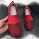 Мокасины женские Paolla красные текстильные сетка 39р (25,5 см) 4899 - изображение 5