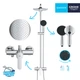 Душова система Grohe QuickFix Vitalio Start System 250 26679001 - изображение 8