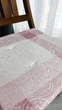 Подушка водоотталкивающая на стул с принтом Жаккард 40х40 см Пудра - изображение 6