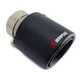 Насадка на глушник Akrapovic одинарна 65мм-165мм (JB) | Карбонова насадка на вихлопну трубу - зображення 1