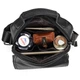 Сумка-барсетка мужская через плечо кожаная гладкая черная Tiding Bag TD-69291 - изображение 4