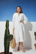 Белое платье из муслина XXL-3XL - изображение 4