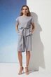 Серый блузон с поясом L-XL - изображение 3
