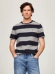 Футболка хлопковая длинная мужская Tommy Hilfiger 78JB116FAP L Серая с принтом (18664318960) - изображение 1