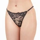 Трусики-стринги женские кружевные на регуляторах Felisiya Lingerie Черный 204-170/2002 One size - изображение 1