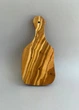 Дошка для нарізання овочів з ручкою та отвором Elia Craft 25х13х1,7см з оливкового дерева - зображення 3
