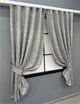 Комплект коротких штор VR-Textil Лен мрамор Pavliani VO № 1714ш Серый 130х170 см 2 шт (35-0340) - изображение 2
