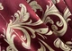 Комплект коротких штор VR-Textil Блекаут Лілія № 062ш(А) Бордовий с золотистим 130х170 см 2шт (35-0337) - зображення 5