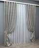 Комплект готовых штор VR-Textil Лен мрамор Pavliani VO № 1714ш серый150х275 см 2 шт (33-0614) - изображение 3