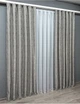 Комплект готовых штор VR-Textil Лен мрамор Pavliani VO № 1714ш серый150х275 см 2 шт (33-0614) - изображение 4