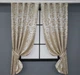 Комплект коротких штор VR-Textil жаккард Вензель №416ш 130х170 см 2 шт Бежевый (35-0041) - изображение 1