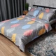 Комплект постільної білизни Moon&Star Микросатин Premium «Colorful Harmony» Євро 200х220 наволочки 4х50х70 (MS-820007573) - зображення 1