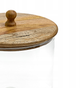 Patera na nóżce z kloszem HOMLA Wood Colony szklana 24 x 18 cm (5904183886749) - obraz 4
