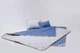 Комплект Goodnight.Store (Max): Ковдра 180х200 + Наматрасник 160х200 + Подушка 40х60 2шт. Двохспальний колір Синій / Білий у смужку - изображение 5