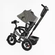 Велосипед-коляска з батьківською ручкою BestTrike 3390-35-723 фара з USB та Bluetooth, надувні колеса, Сірий "Фігури" - зображення 3