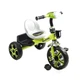 Трехколесный велосипед BestTrike BS-25084 с подстаканником, корзиной, музыкой и светом, колеса EVA, Салатовый - изображение 1