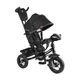 Велосипед-коляска з батьківською ручкою BestTrike 3390-39-211 фара з USB та Bluetooth, надувні колеса, Чорний візерунок - зображення 1