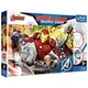 Крупные пазлы для детей 2 в 1 Trefl 41007 P, Super Мaxi Marvel. Вместе сильнее, с раскраской (41007-RT) - изображение 4