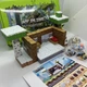 Магнитный конструктор Minecraft Снежный домик 128 шт + 4 фигурки Майнкрафт Детский конструктор на магнитах - изображение 3