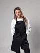 Фартук официанта, бармена, кондитера Vsetex Cappuccino Classic Черный - изображение 1