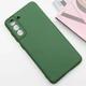 Чохол на Samsung Galaxy S21 FE / чохли для самсунг галаксі С21 фе силікон Зелений / Dark green - зображення 2