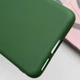 Чохол на Samsung Galaxy S21 FE / чохли для самсунг галаксі С21 фе силікон Зелений / Dark green - зображення 6