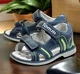Ортопедические босоножки открытые сандалии на липучках для мальчика ТОМ М 0168 синие 26(стелька 16см) - изображение 1